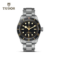 帝舵（TUDOR）碧灣【小黑盾】瑞士手表 鋼帶黑盤 大三針男表 39mm M79030N-0001