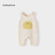 babylove寶寶背帶褲春秋外穿連體褲超萌可愛(ài)休閑長(cháng)褲洋氣嬰兒褲子