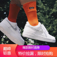 耐克（NIKE）新款 空軍一號(hào) AF1 男女鞋低幫純白運(yùn)動(dòng)板鞋AR7719-100 BQ5361-100 白色 40