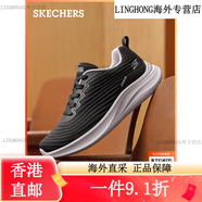 斯凱奇（Skechers）女鞋秋季舒適網(wǎng)面休閑鞋117731.5 黑色/BLK 37