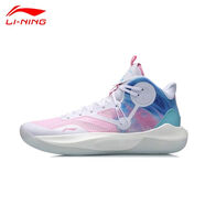 李寧籃球鞋音速9代男鞋球鞋秋季新款韋德之道全城5閃擊7馭帥 017粉藍【高幫】 41