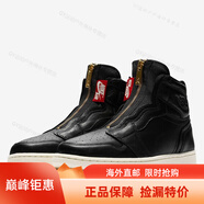 耐克（NIKE）女鞋夏季新款 AJ1 AIR JORDAN1運動高幫休閑籃球鞋海外直郵 AQ3742-016 黑色 35.5