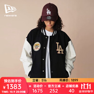 NEW ERA紐亦華MLB棉服男女情侶NY夾克棒球服保暖外套 14117432-海軍藍 L