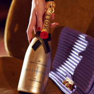 巴黎之花（Perrier Jouet）新版Moet Chandon法國原裝巴黎之花起泡葡萄酒750ml 酩悅香檳金瓶(限量版)