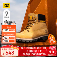 CAT卡特經(jīng)典大黃靴馬丁靴男鞋牛皮面固特異戶外工裝靴P725756O1EDC25 經(jīng)典款 39
