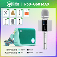 屁顛蟲(chóng)P60隨身唱挎包音響戶(hù)外唱歌直播便攜式音箱 P60音響+G60max話(huà)筒【顏色可選】
