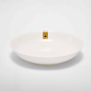 NITORI宜得利家居 現代簡(jiǎn)約碗碟盤(pán)子圓盤(pán)湯勺純白骨瓷系列餐具套裝 7.5英寸圓盤(pán) 純白骨瓷