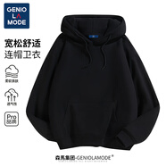 GENIOLAMODE品牌美式復古連帽衛衣男秋季薄款歐美高街潮ins長(cháng)袖休閑上衣