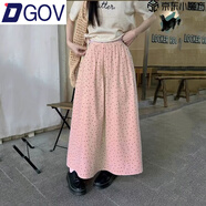 DGOV2026春夏新款溫柔風(fēng)波點(diǎn)長(cháng)裙女簡(jiǎn)約顯瘦百搭休閑a字裙遮胯半身裙 粉紅色1654可愛(ài)風(fēng)半身裙 L 裙長(cháng)85建議110-120斤