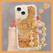 爾等新年流沙發(fā)財暴富適用蘋(píng)果16promax手機殼iphone15Plus新款14/13 流沙金-發(fā)財暴富+手鏈 iQOONeo6