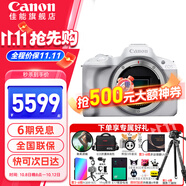 佳能r50 微單相機 入門級 R50 APS-C畫幅 旅行家用學(xué)生vlog視頻 4k小巧便攜 數(shù)碼照相機 R50白色單機身  原包未拆封 套餐五【256G卡-金環(huán)UV-專業(yè)攝影三腳架】