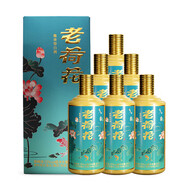 荷花酒貴州茅臺(tái)鎮(zhèn)大曲坤沙工藝 醬香型純糧食白酒 2024年 500mL 6瓶 老荷花