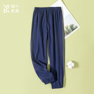 頂瓜瓜男童防蚊褲夏季薄款全棉兒童休閑運(yùn)動(dòng)褲寬松純棉透氣 藏青 120 