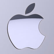 膜鹿堂【首單直降小紅書(shū)爆款】Apple蘋(píng)果標志貼紙logo手機金屬iphone貼紙手機殼小眾DIY標志貼 銀色 4.7寸屏幕適用標志 2個(gè)裝