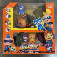 豬豬俠卡通周邊玩具全新競球小英雄元靈鎖豪華套裝兒童節禮物 豬豬俠元靈鎖戰隊版YS8867B