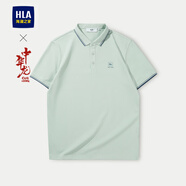 海瀾之家短袖POLO衫男款涼感抗菌防螨翻領(lǐng)短袖男夏季 【中華龍】淺綠7B L 175/92A 推薦69-75kg