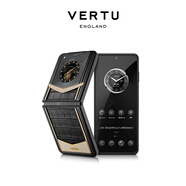 VERTU【歷史底價(jià)】威圖緯圖奢品手機(jī)IRONFLIP新款A(yù)I智能體手機(jī)旗艦小折疊屏手機(jī)全網(wǎng)通5g智能高端商務(wù) 【預(yù)定】黃金鑲鉆玄武黑高定款 官方標(biāo)配