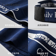 Cailv Kerini【熱銷(xiāo)爆款】?jì)妊澞屑兠扌陆捱\動(dòng)短褲中腰男士?jì)妊澦募径Y盒套裝 OXCK品牌專(zhuān)柜黑+灰+白+藍 4條 2XL (建議150-170斤)
