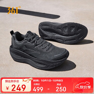 361°運動(dòng)鞋男爆沫5夏季網(wǎng)面透氣厚底緩震慢跑步鞋子男672532212-5
