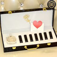 香奈兒（Chanel）口紅58粉色邂逅香水氣墊限量圣誕節(jié)禮物套盒 邂逅香水35ML＋ 7口紅