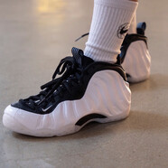 耐克（NIKE）男鞋 Air Foamposite One 白噴男子復(fù)古潮流籃球鞋 DV0815-100 白噴 黑白 44