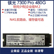 優(yōu)選Micron/鎂光 3400 2T/4T /1T  M.2 PCIE4.0  NVME 2280 固態(tài) 【服務(wù)器NAS選企業(yè)級套餐】鎂光企業(yè)級7300Pr 960GB