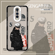 飛克斯 oppor17Pro手機殼oppor9plus/s透明硅膠天使眼保護套全包防摔耐磨抗指紋動(dòng)漫咒術(shù)回戰簡(jiǎn)約軟殼 TS129北面五條悟 OPPOR17