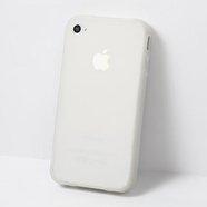 精岸iphone5s手機殼蘋(píng)果5s手機套se2/3一硅膠軟磨砂男款5c全包防摔4s保護殼ip外殼男士6s的萍果八輕薄 4s磨砂軟套【透白】防指紋