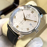 【二手99新】歐米茄(OMEGA)碟飛系列 39.5mm簡(jiǎn)約大表盤(pán)男士自動(dòng)機械腕蝶飛瑞表十大品牌鐘表 39盤(pán)軌道金424.13.40.20.02.002