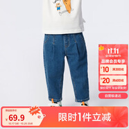 巴拉巴拉童裝男童褲子簡(jiǎn)約日常兒童春裝小童寶寶長(zhǎng)褲潮208124108105