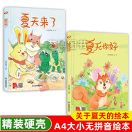 【官方正版】夏天來了繪本關(guān)于夏天的繪本全套夏天主題精裝硬殼硬皮繪本3-4-5-6歲兒童書早教繪本寶寶睡前故事書幼兒園大班中班小班經(jīng)典讀物暢銷圖畫書籍 夏天來了+夏天你好 全2冊