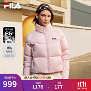 FILA官方女士羽絨服2025冬季新款運(yùn)動(dòng)短款寬松保暖立領(lǐng)外套 桃仙粉-PK XL 175/92A/XL