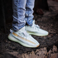 阿迪達(dá)斯（adidas）三葉草男鞋女鞋 Yeezy Boost 350 V2侃爺椰子緩震潮流跑步運(yùn)動(dòng)鞋 EG7491/薄荷綠/亞洲限定 2022版 40.5