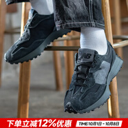 NEW BALANCE官方男鞋女鞋 新款情侶運(yùn)動(dòng)鞋nb327復(fù)古潮流低幫休閑鞋健步慢跑鞋 U327WCD-D/黑色/熱銷主推 38.5 (腳長24cm)