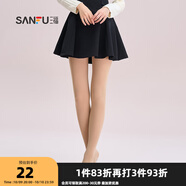 三福 女褲襪單條裝 淑女易搭天鵝絨貼膚防勾絲連腳絲襪823293 淺咖膚 均碼