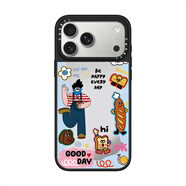 CASETIFYCASi 聯(lián)名環(huán)繞老頭頭像 適用于iPhoneProMax/Pro///6pro/6ProMax (系列側(cè)邊電容按鍵)鏡面黑框8 iPhone4