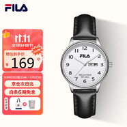 斐樂(lè )（FILA）學(xué)生考試專(zhuān)用手表男女初高中生簡(jiǎn)約夜光防水石英表6634-102