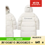 COVERNAT韓國潮牌車(chē)靜媛同款大C長(cháng)款羽絨服女冬季加厚外套男 象牙白 L