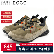 ECCO愛步男鞋 防滑透氣運動鞋舒適簡約休閑鞋戶外登山鞋824264現(xiàn)貨 55894 44