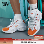 Reebok銳步男女QUESTION MID橙腳趾復(fù)古運動實戰(zhàn)籃球鞋 HR1049 36.5