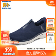 斯凱奇（Skechers）GO WALK 6男士一腳蹬健步鞋216278 海軍藍色/NVY 41