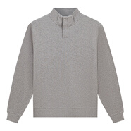 十如仕毛衣牦牛絨外套秋冬針織衫立領(lǐng)休閑保暖打底衫針織衫上衣 立領(lǐng)款-灰色 XS