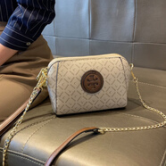 酷奇袋鼠多層手機包女2025新款輕便女包秋冬迷你斜挎小包包時(shí)尚復古單肩包 英文勾乳白