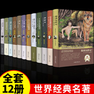 全5本精裝版 狼孩歷險記+神秘島+尼爾斯+吹牛大王歷險記+十五少年漂流記正版原著中學生初中生經(jīng)典世界 【精裝12冊】世界經(jīng)典名著