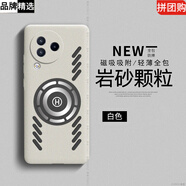藍猩大叔適用小米civi3手機殼civi4pro保護套硬殼mix4全包防摔civi2新款磁吸c(diǎn)ivi男超薄1s巖沙女mx4創(chuàng  )意硬 白色[磁吸巖沙硬殼縷空散熱] 小米 Civi3