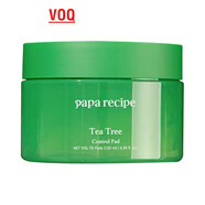 VOQ-韓國發(fā)貨丨直郵代購 本土版Paparecipe茶樹爽膚水 茶樹保濕棉片70片