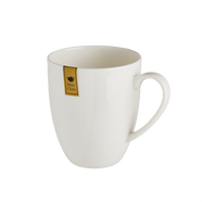 NITORI宜得利家居 現代簡(jiǎn)約碗碟盤(pán)子圓盤(pán)湯勺純白骨瓷系列餐具套裝 435ml馬克杯 純白骨瓷