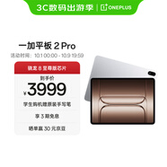 一加平板 2 Pro 13.2英寸平板電腦驍龍8至尊版芯片16GB+512GB 冰川銀 游戲辦公學(xué)生