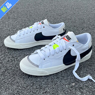 耐克（NIKE）休閑鞋男鞋春季新款BLAZER開(kāi)拓者小白鞋低幫板鞋DZ2544-100 DN2158-101白色黑鉤 40
