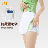 361°運(yùn)動(dòng)健身瑜伽褲女夏季薄款假兩件透氣戶外騎行跑步短褲